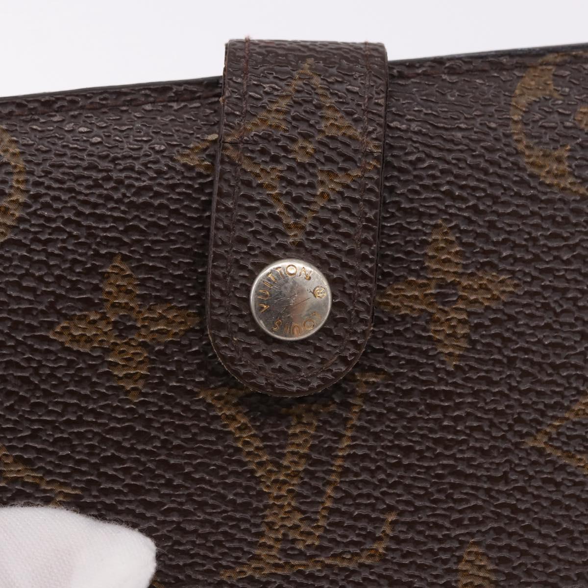 LOUIS VUITTON Monogram Porte Monnaie Billets Viennois Wallet M61663 Auth bs36125