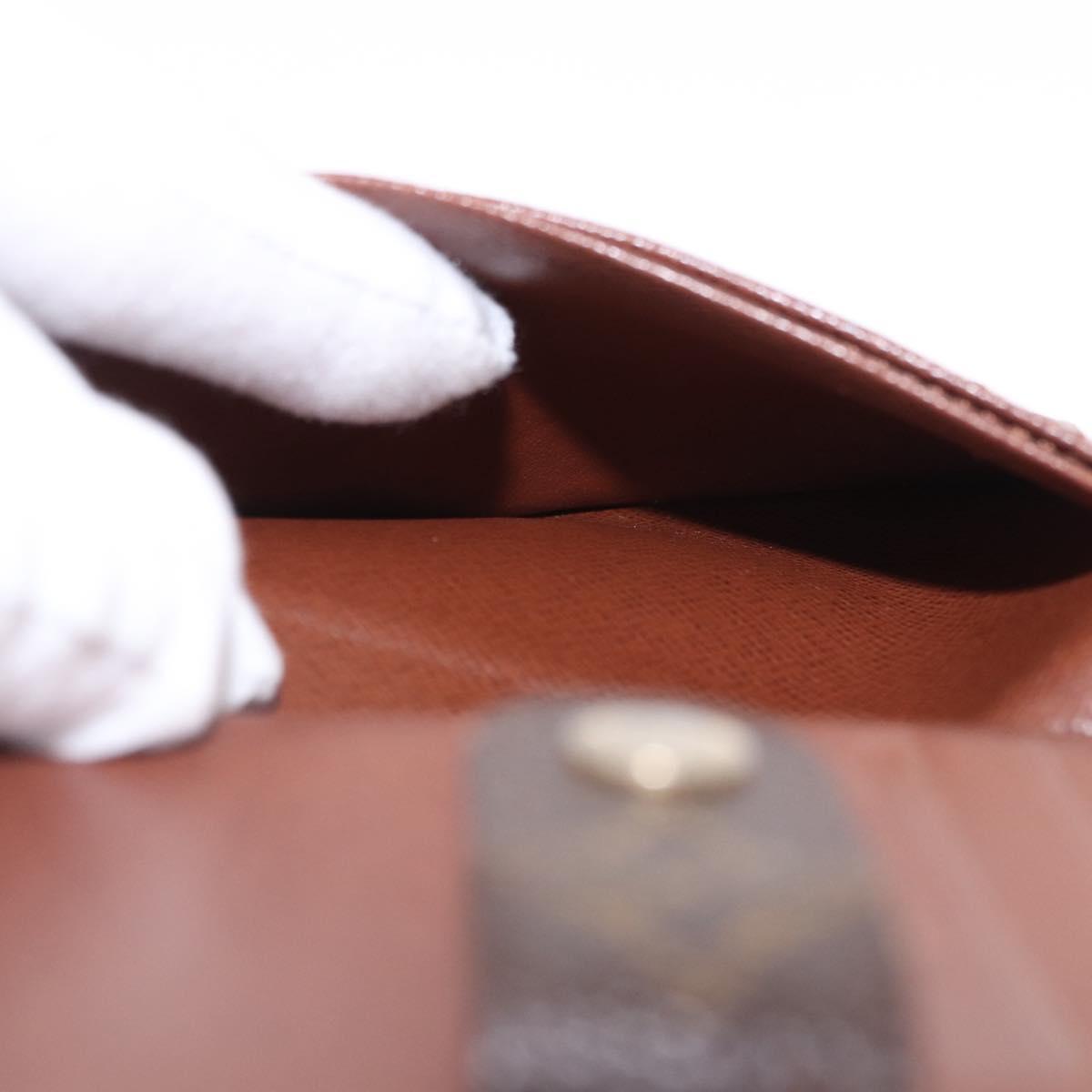 LOUIS VUITTON Monogram Porte Monnaie Billets Viennois Wallet M61663 Auth bs36125