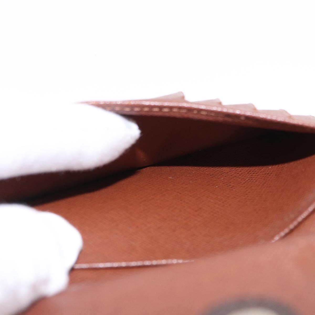 LOUIS VUITTON Monogram Porte Monnaie Billets Viennois Wallet M61663 Auth bs36125