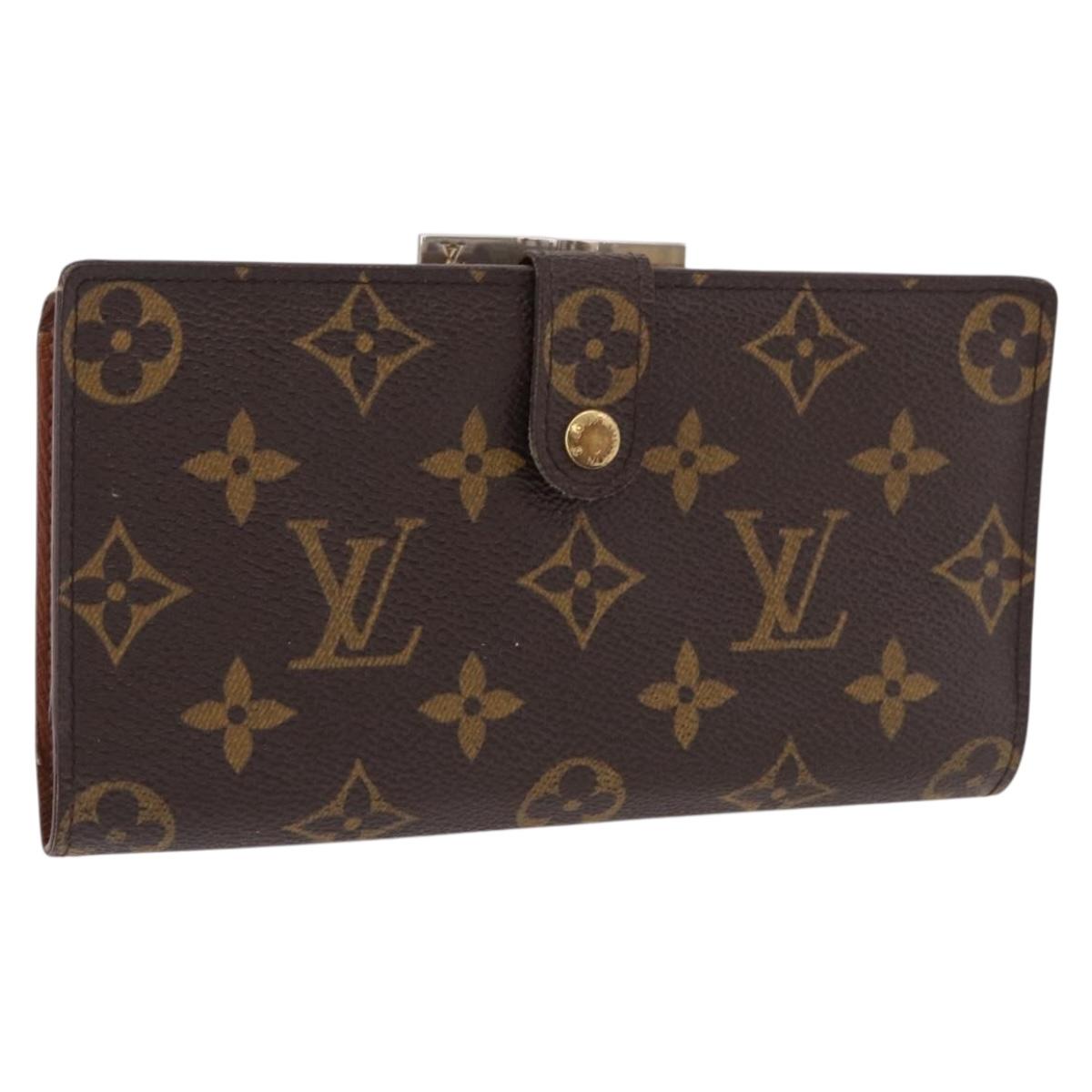 LOUIS VUITTON Monogram Continental Clutch Wallet T61217 LV Auth bs36126