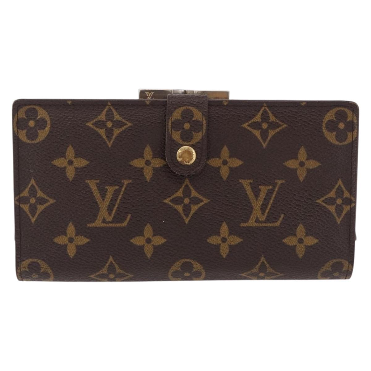 LOUIS VUITTON Monogram Continental Clutch Wallet T61217 LV Auth bs36126
