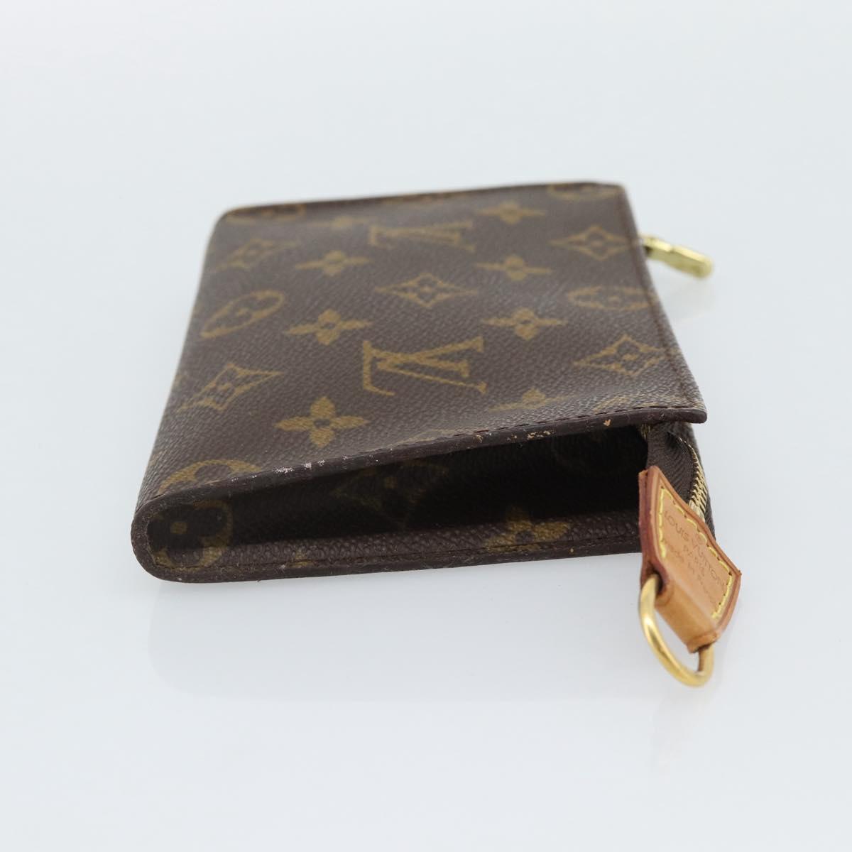 LOUIS VUITTON Monogram Bucket PM Accessory Pouch LV Auth bs36127