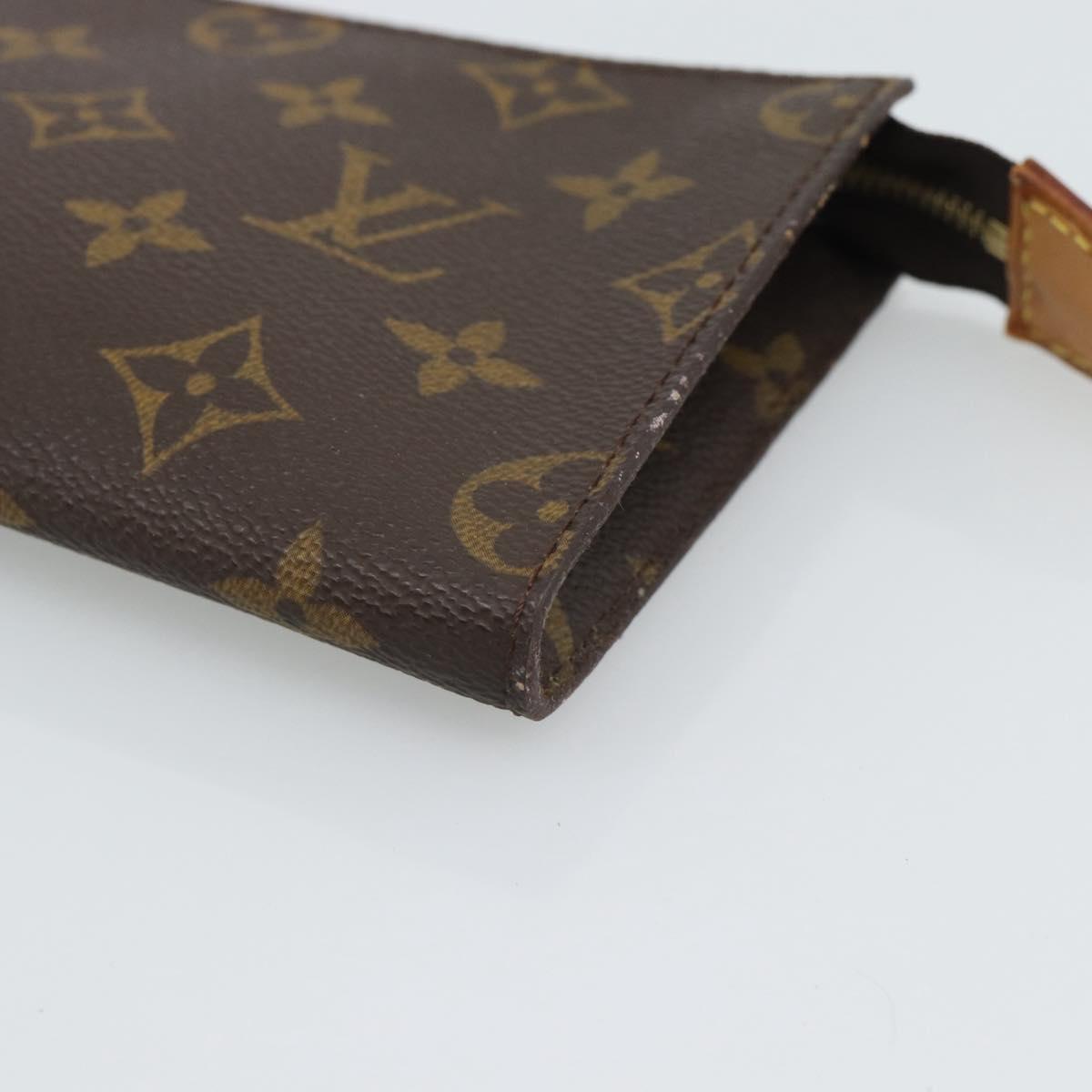 LOUIS VUITTON Monogram Bucket PM Accessory Pouch LV Auth bs36127