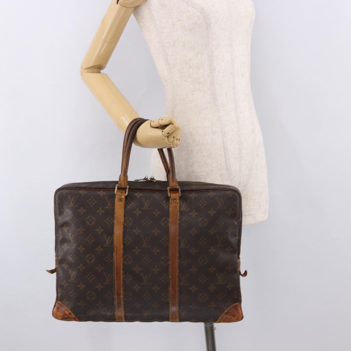 LOUIS VUITTON Monogram Porte Documents Voyage Business Bag M53361 Auth bs36128