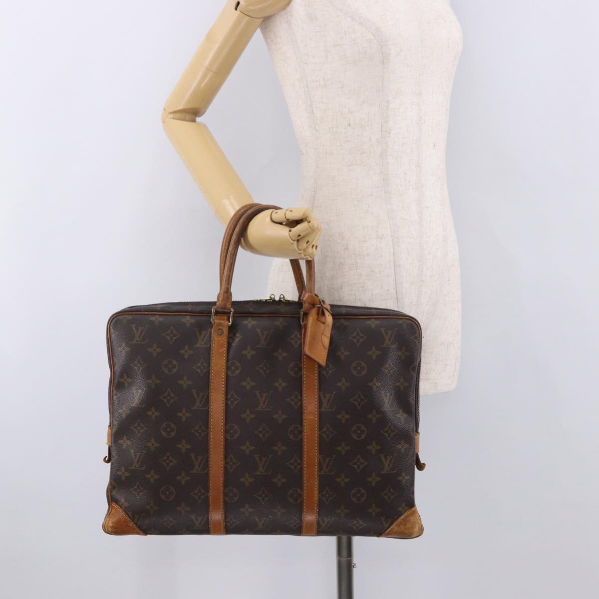 LOUIS VUITTON Monogram Porte Documents Voyage Business Bag M53361 Auth bs36129