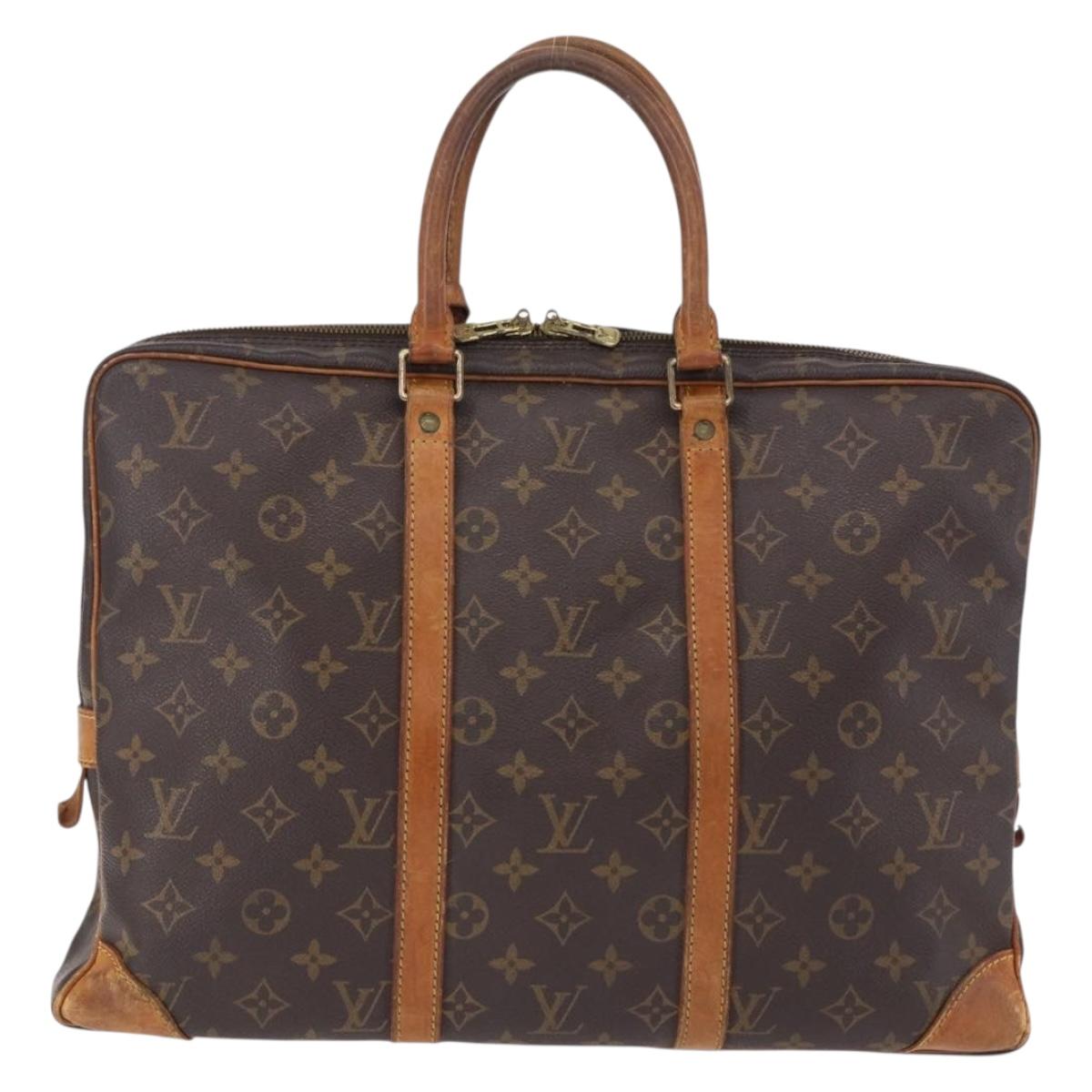 LOUIS VUITTON Monogram Porte Documents Voyage Business Bag M53361 Auth bs36129