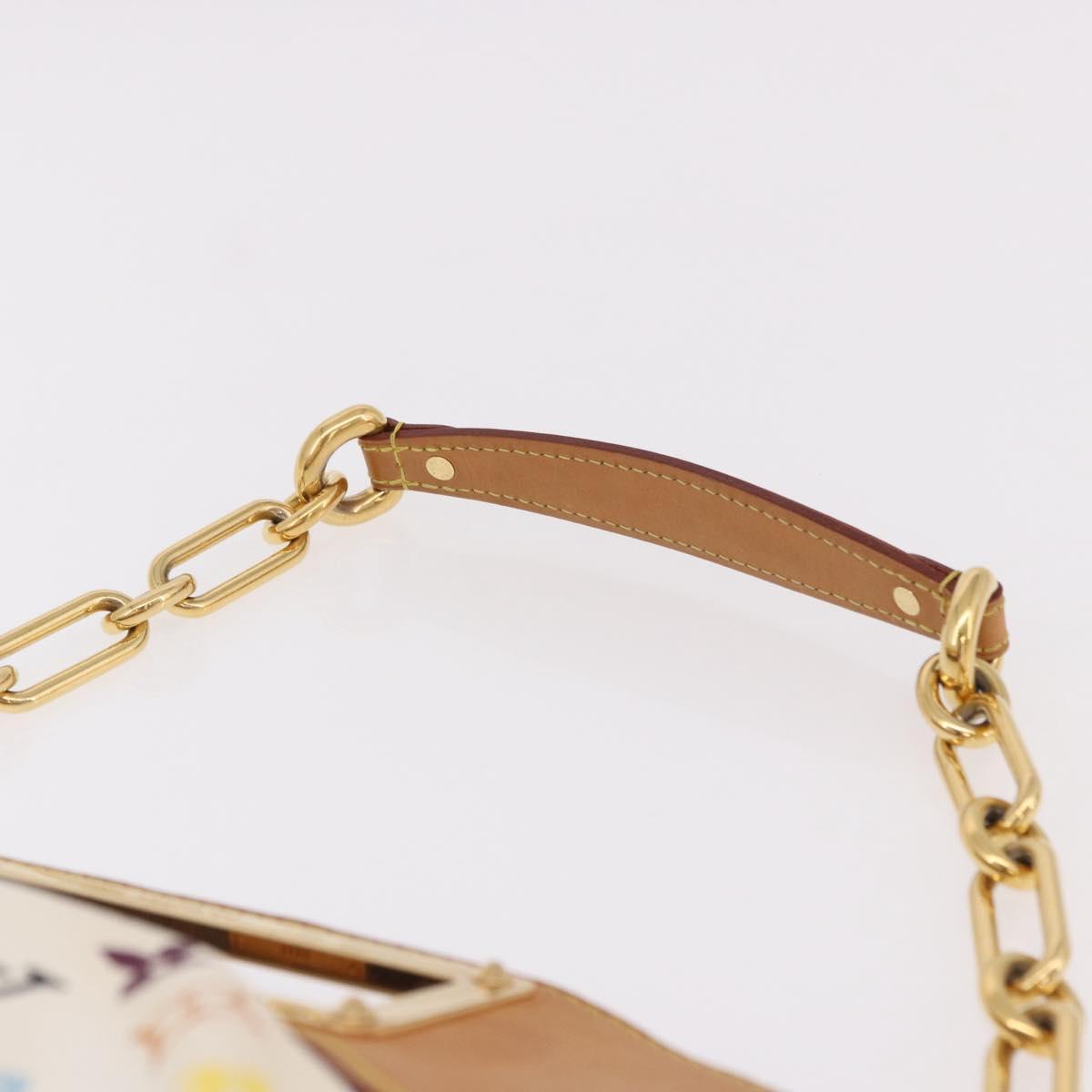 LOUIS VUITTON Monogram Multicolor Judy MM Bag 2way White M40255 LV Auth bs36132A