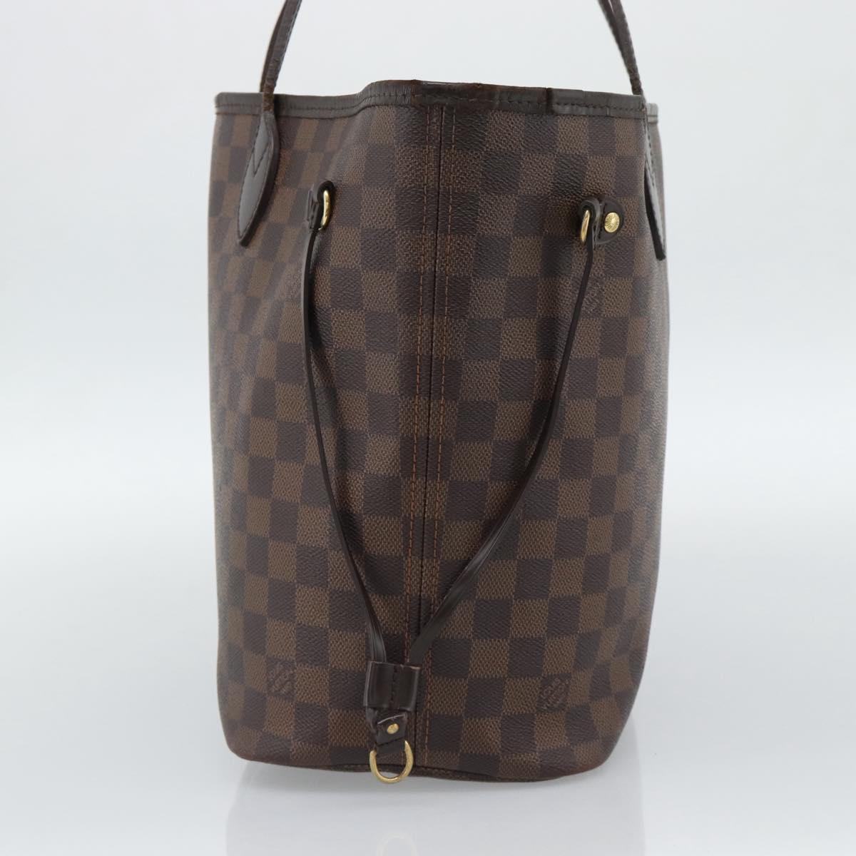 LOUIS VUITTON Damier Ebene Neverfull MM Tote Bag N51105 LV Auth bs36133