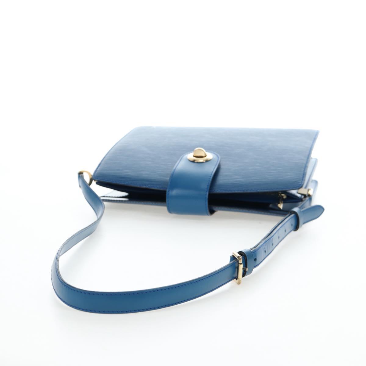 LOUIS VUITTON Epi Capuchin Shoulder Bag Blue M52345 LV Auth bs36136A