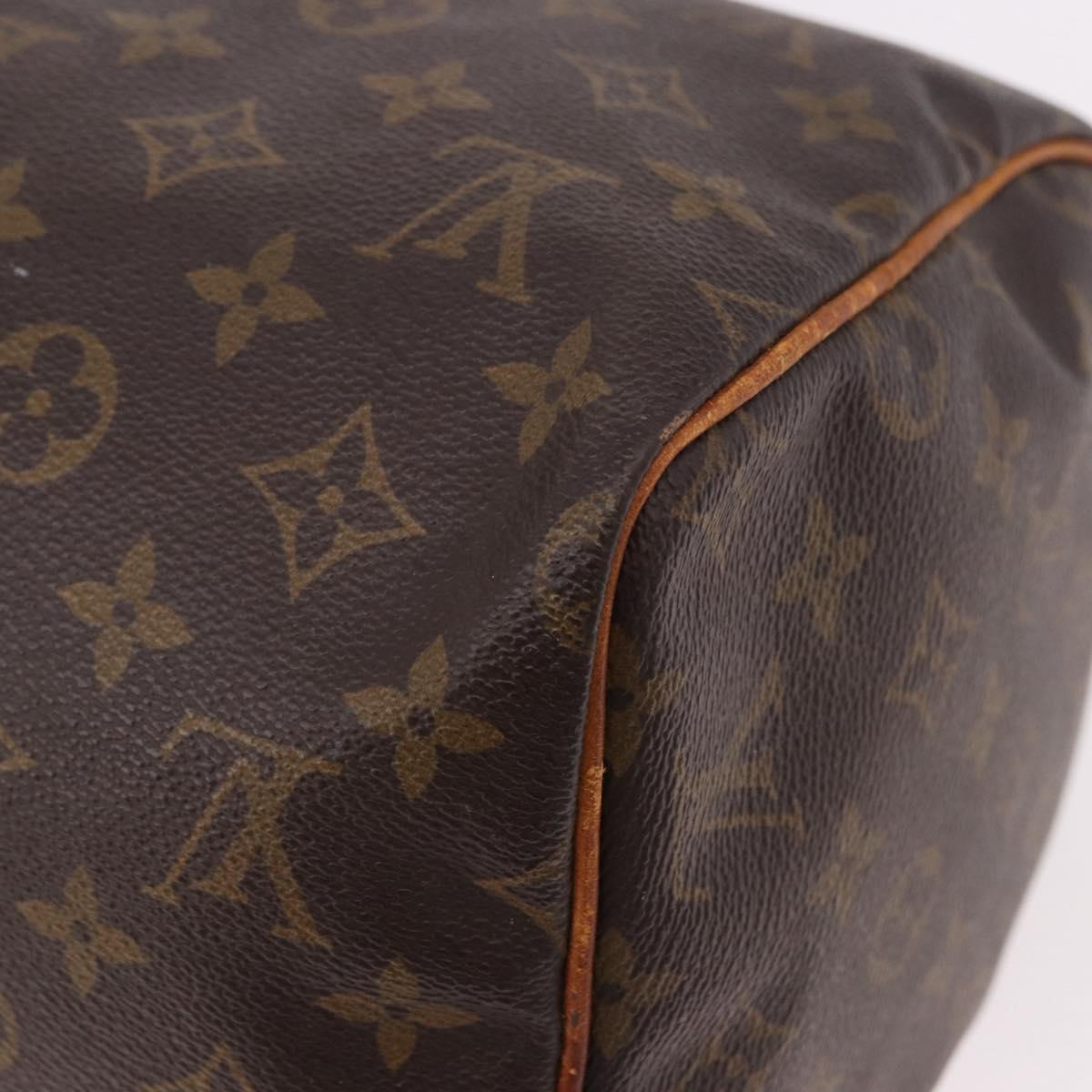 LOUIS VUITTON Monogram Speedy 30 Hand Bag M41526 LV Auth bs36139