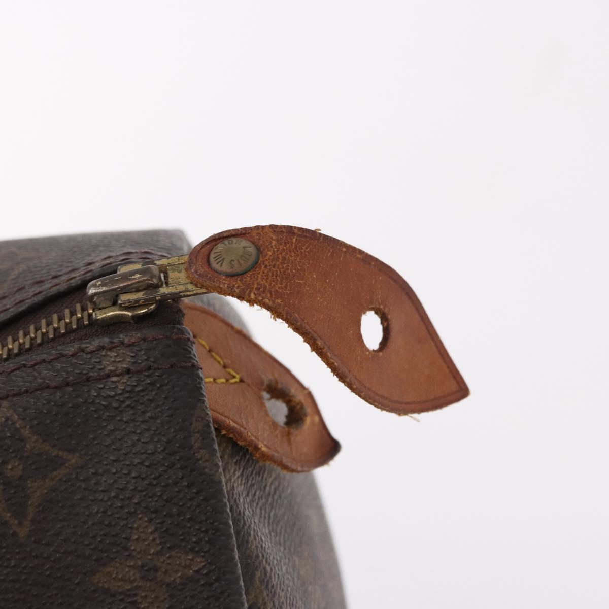 LOUIS VUITTON Monogram Speedy 30 Hand Bag M41526 LV Auth bs36139