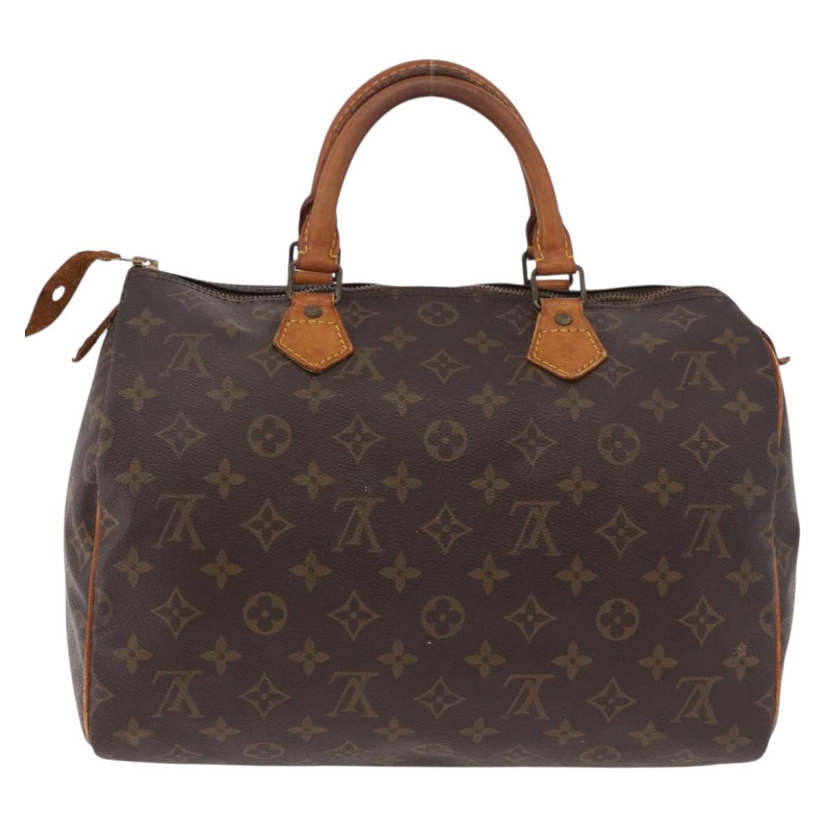 LOUIS VUITTON Monogram Speedy 30 Hand Bag M41526 LV Auth bs36139