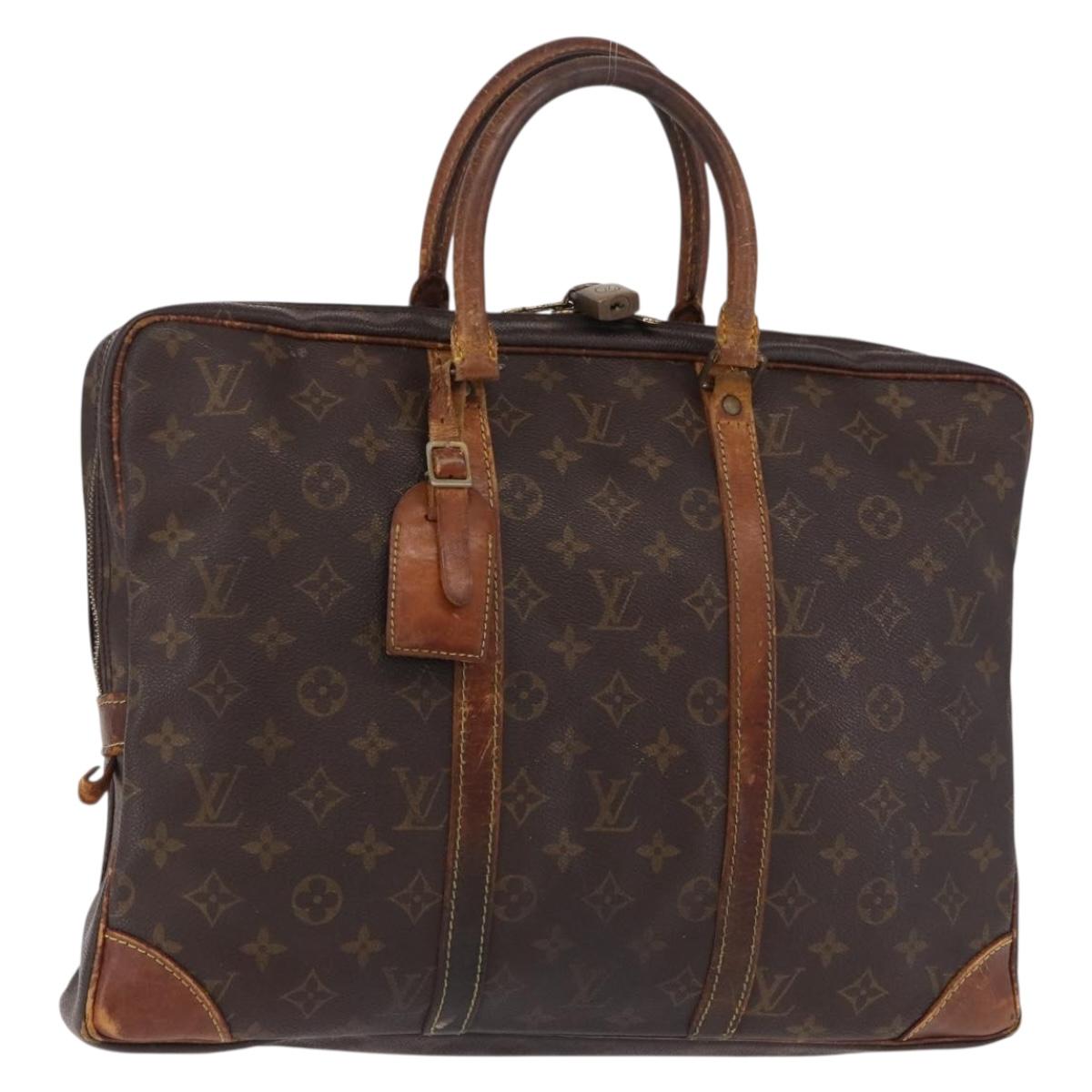 LOUIS VUITTON Monogram Porte Documents Voyage Bag M53361 LV Auth bs36140