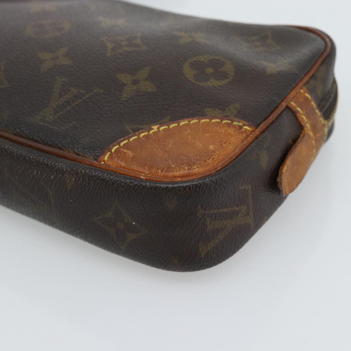 LOUIS VUITTON Monogram Marly Dragonne PM Clutch Bag M51827 LV Auth bs36142