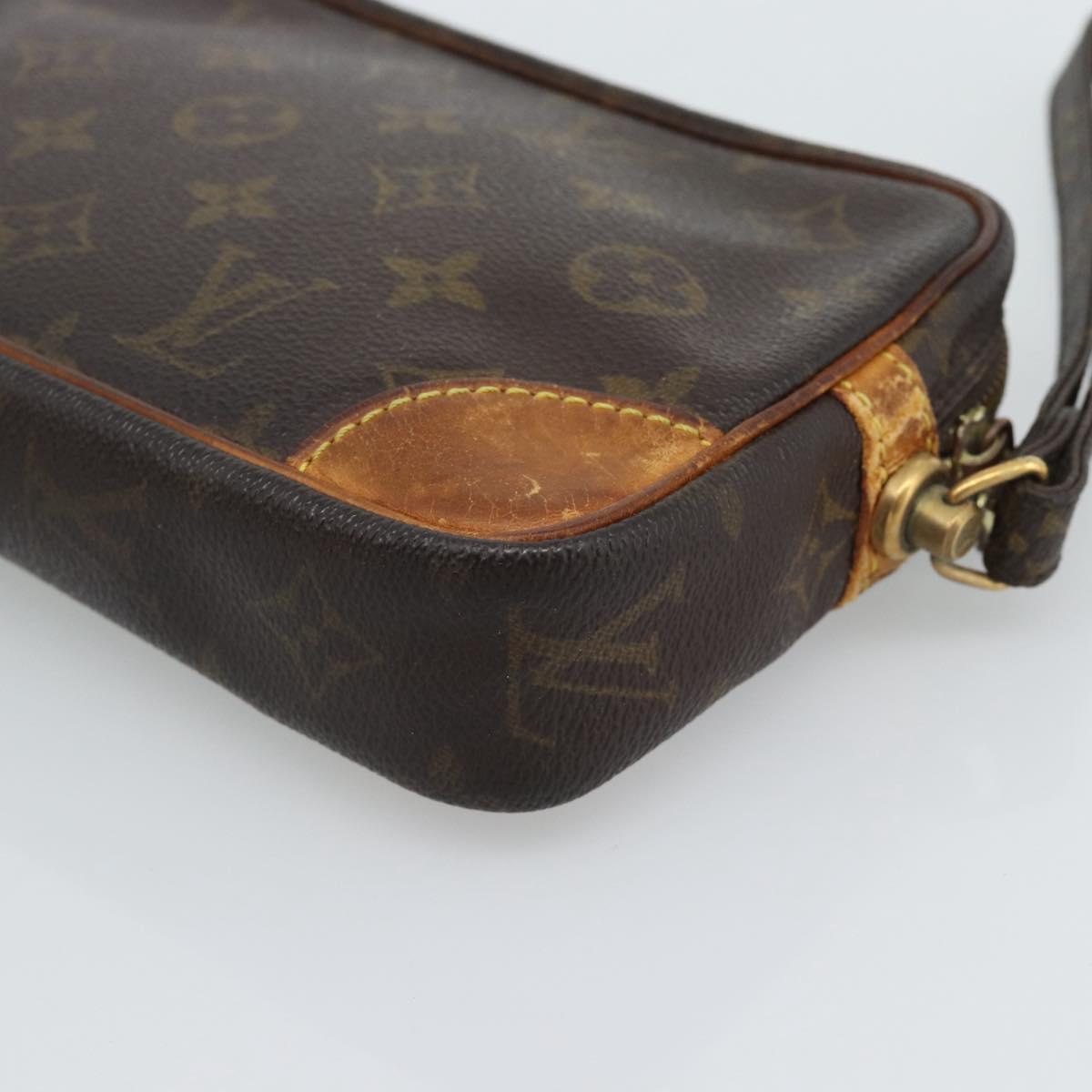 LOUIS VUITTON Monogram Marly Dragonne PM Clutch Bag M51827 LV Auth bs36142