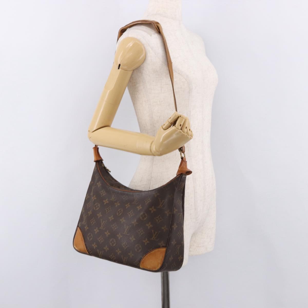 LOUIS VUITTON Monogram Boulogne 30 Shoulder Bag M51265 LV Auth bs36148