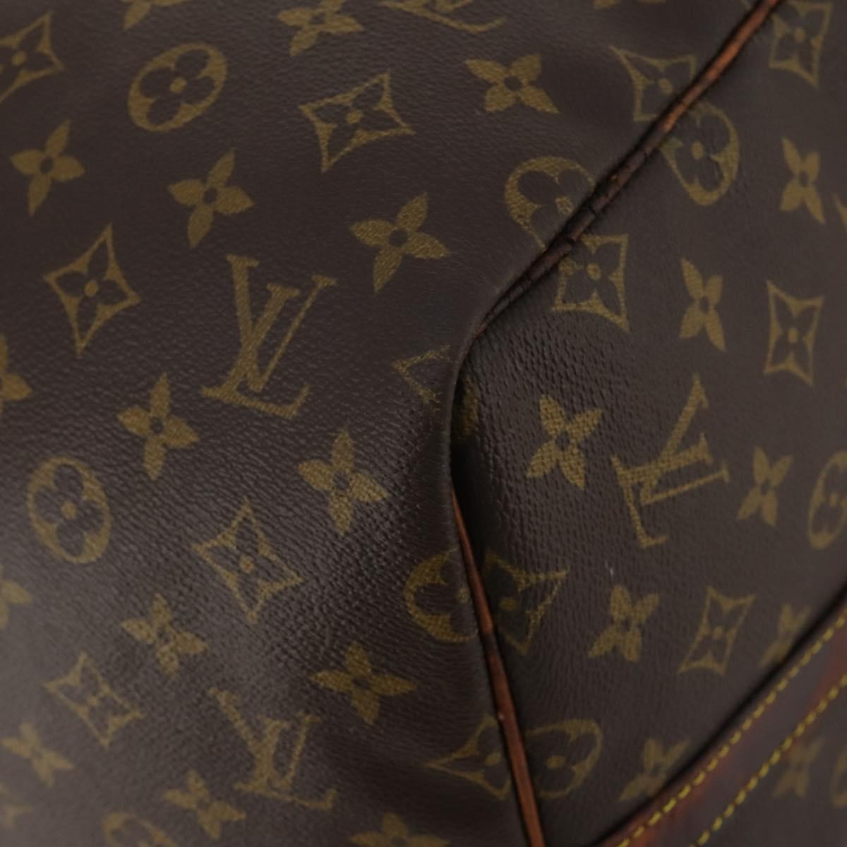 LOUIS VUITTON Monogram Keepall Bandouliere 55 Boston Bag M41414 LV Auth bs36149