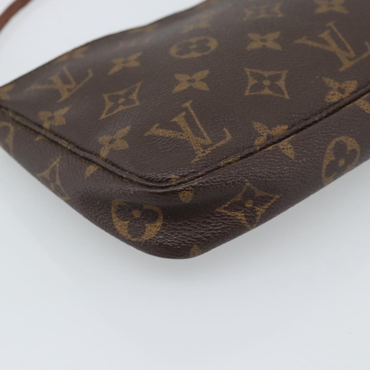 LOUIS VUITTON Monogram Pochette Accessoires Pouch M51980 LV Auth bs36153