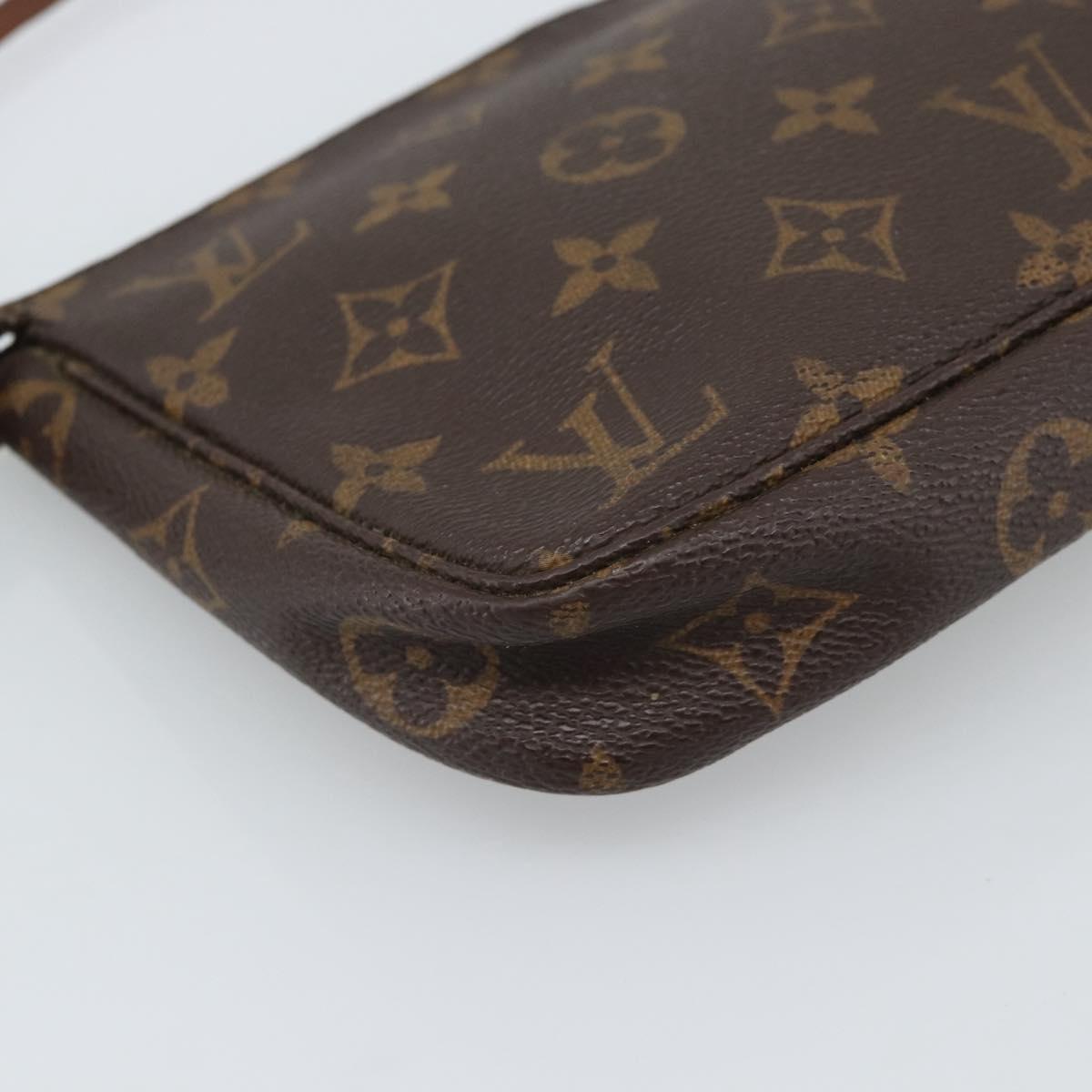 LOUIS VUITTON Monogram Pochette Accessoires Pouch M51980 LV Auth bs36153