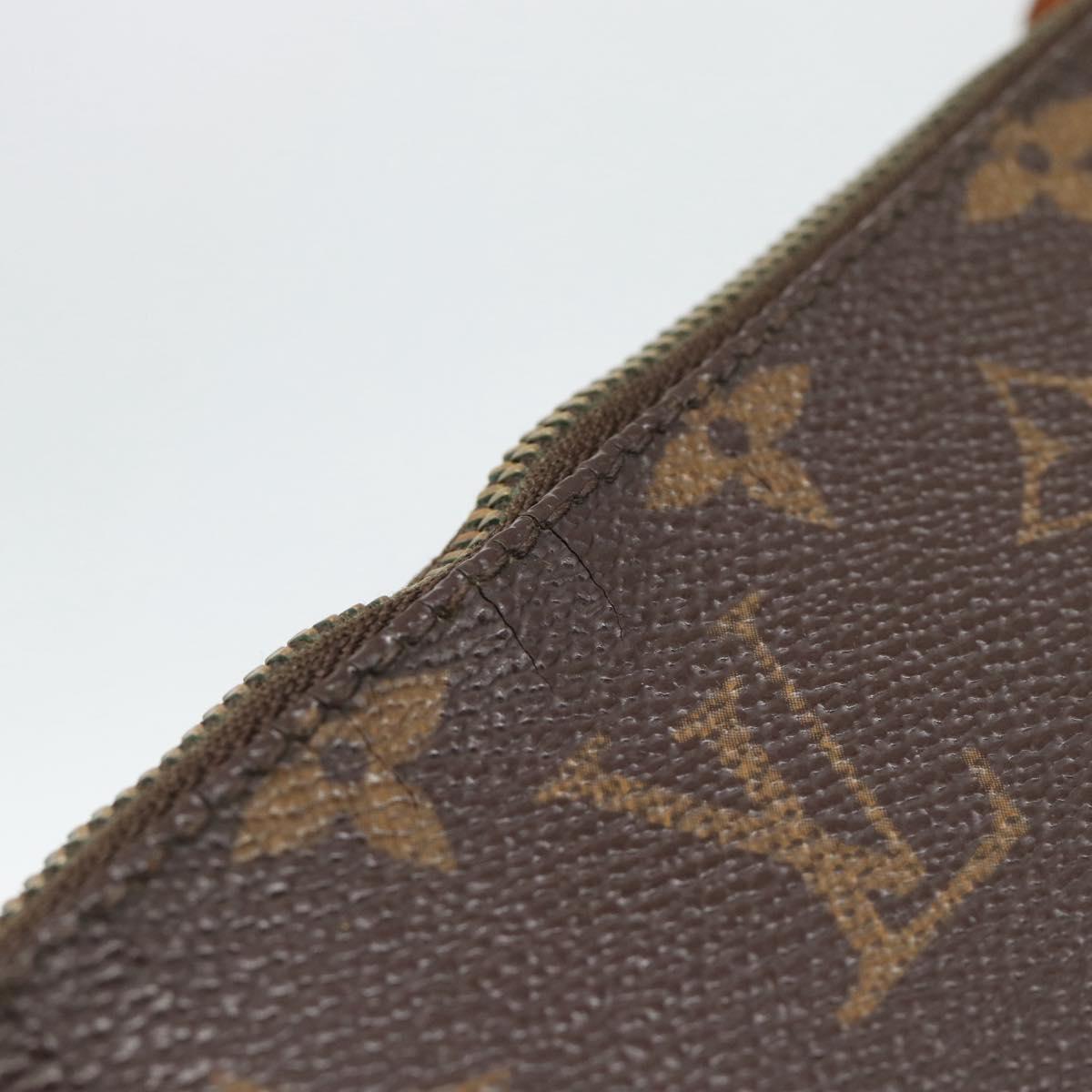 LOUIS VUITTON Monogram Pochette Accessoires Pouch M51980 LV Auth bs36153