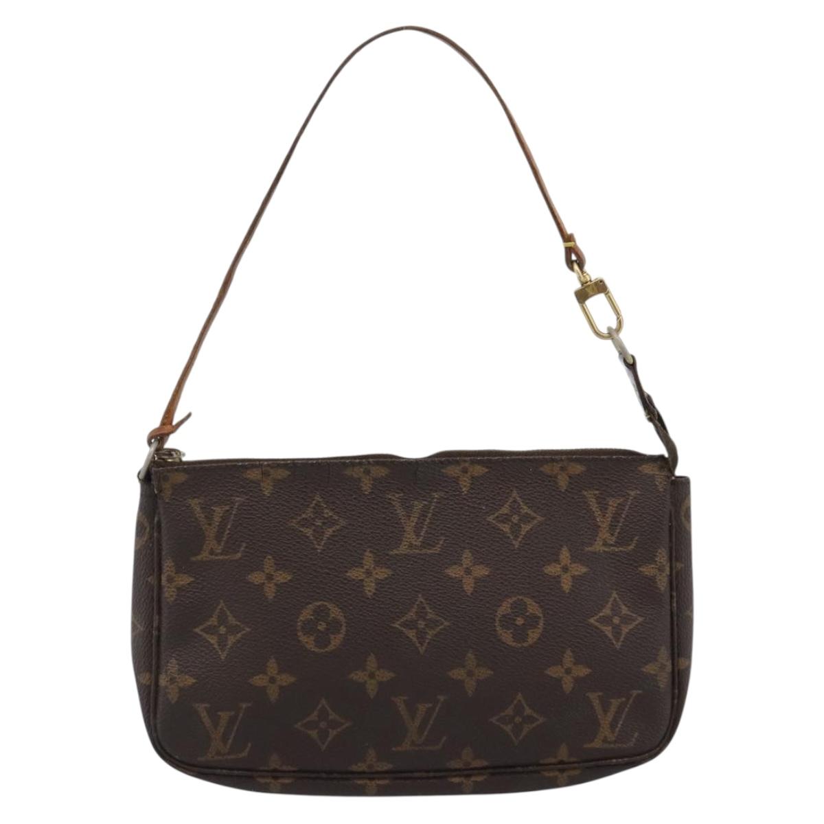 LOUIS VUITTON Monogram Pochette Accessoires Pouch M51980 LV Auth bs36153