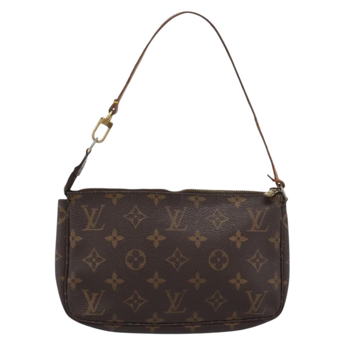 LOUIS VUITTON Monogram Pochette Accessoires Pouch M51980 LV Auth bs36153