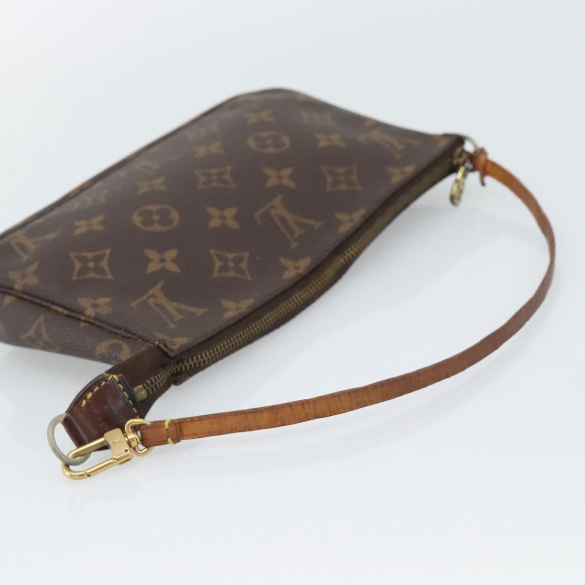 LOUIS VUITTON Monogram Pochette Accessoires Pouch M51980 LV Auth bs36153