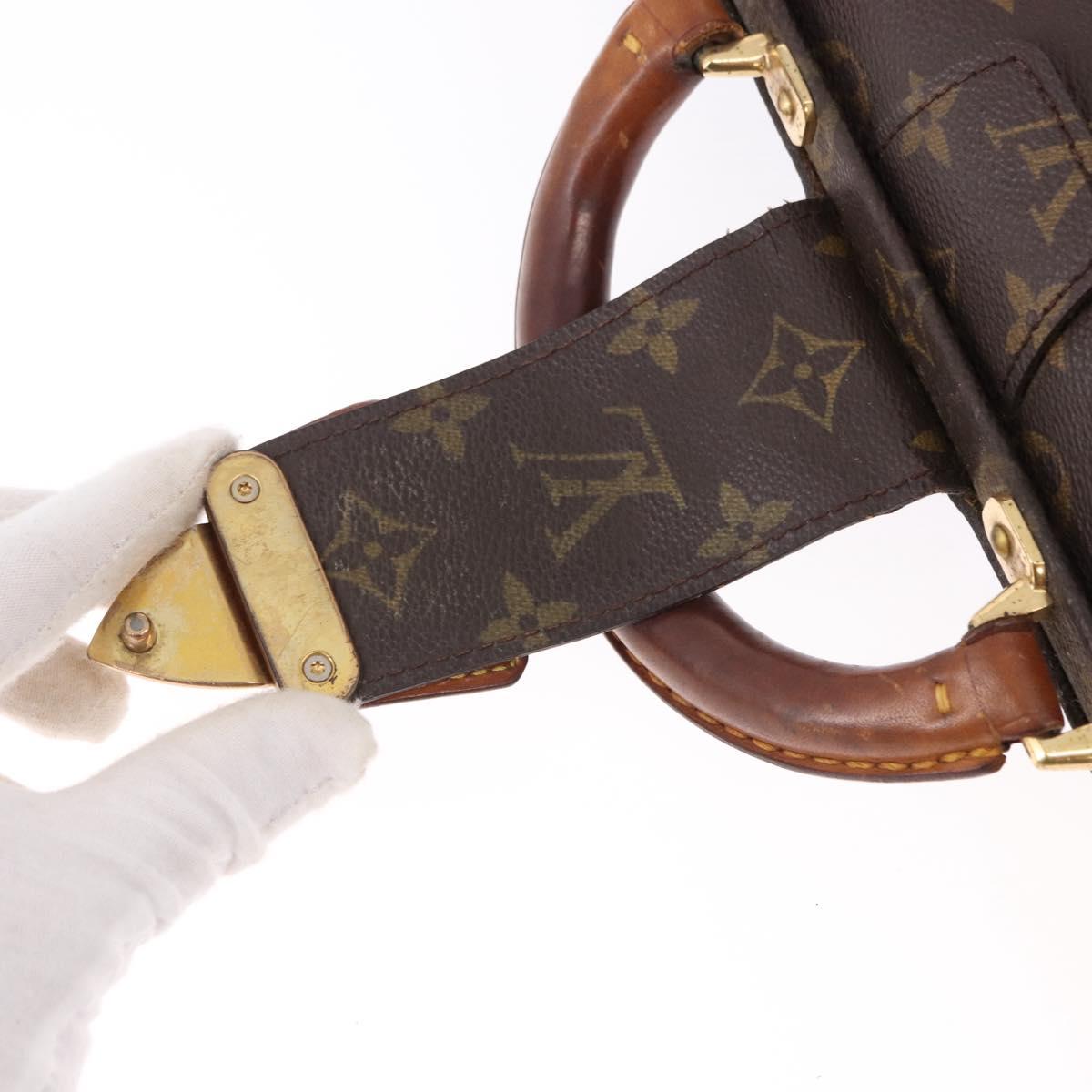 LOUIS VUITTON Monogram Serviette Fermoir Business Bag M53305 LV Auth bs36154