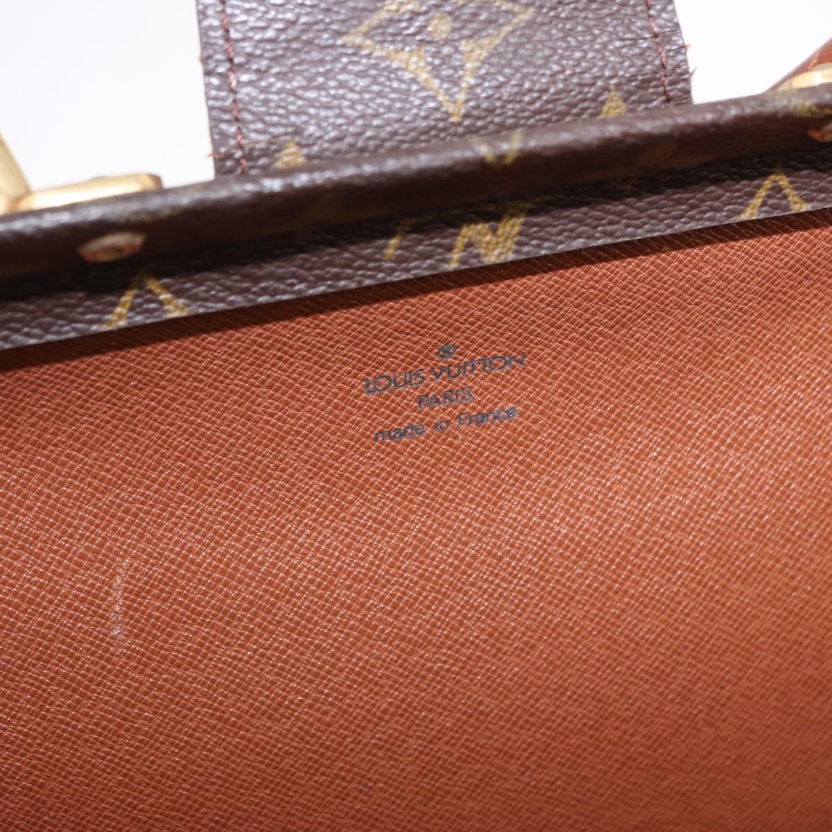 LOUIS VUITTON Monogram Serviette Fermoir Business Bag M53305 LV Auth bs36154