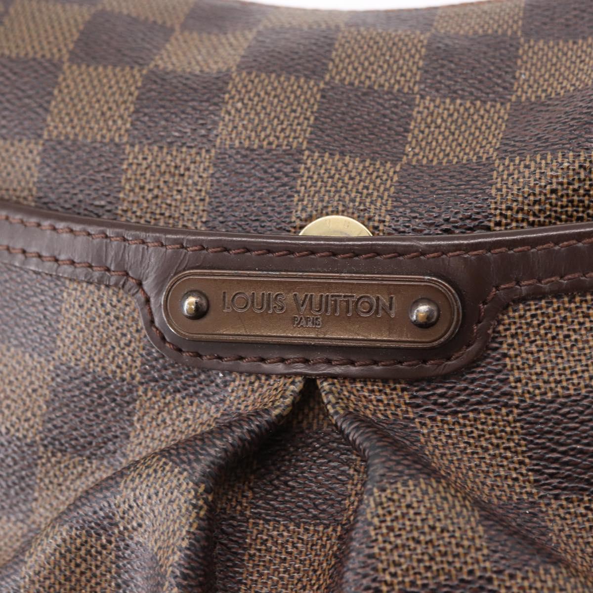 LOUIS VUITTON Damier Ebene Bloomsbury PM Shoulder Bag N42251 LV Auth bs36182