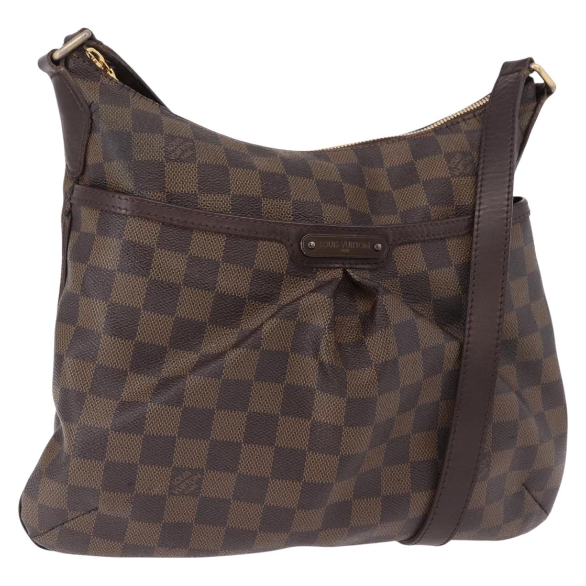 LOUIS VUITTON Damier Ebene Bloomsbury PM Shoulder Bag N42251 LV Auth bs36182