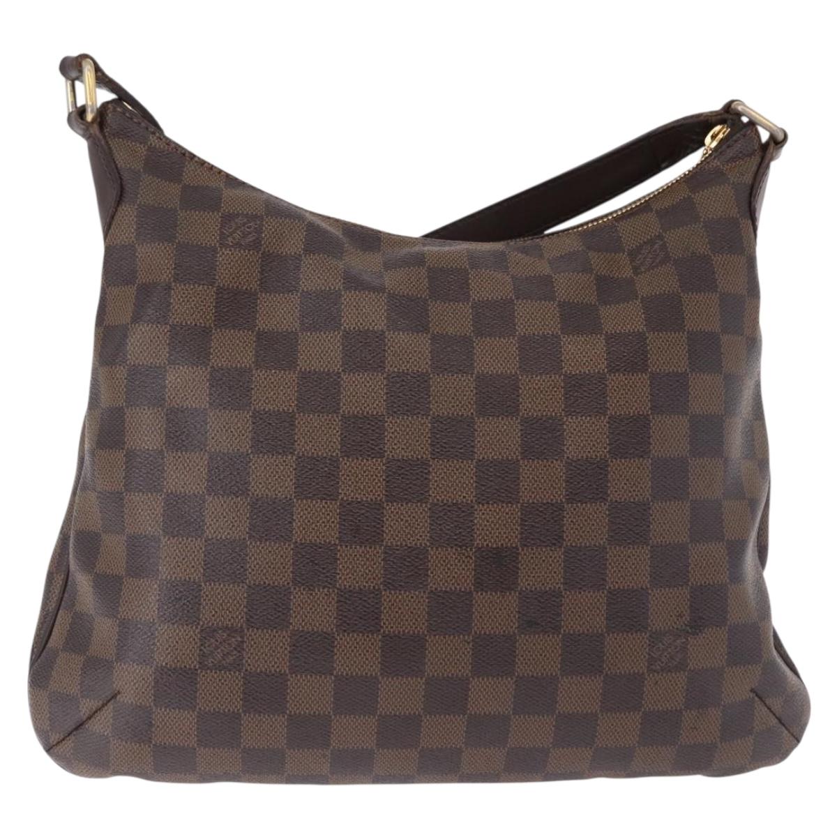 LOUIS VUITTON Damier Ebene Bloomsbury PM Shoulder Bag N42251 LV Auth bs36182