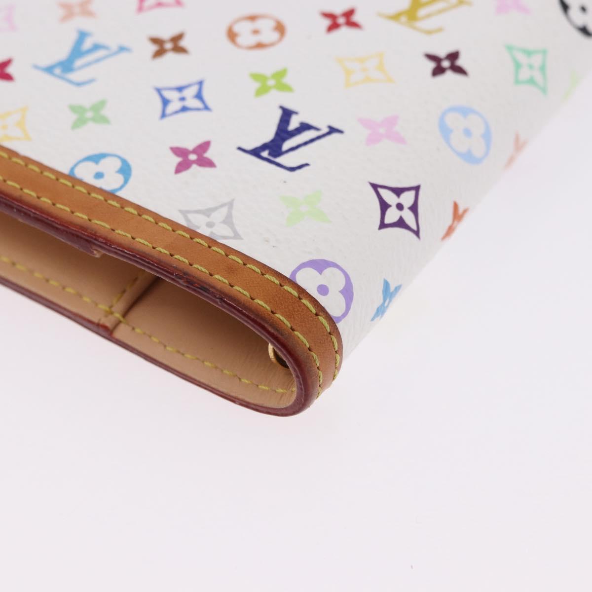 LOUIS VUITTON Monogram Multicolor Agenda PM Planner Cover R21074 Auth bs36191A