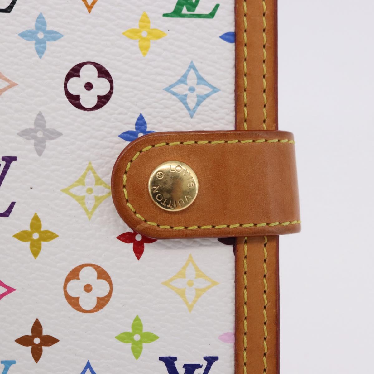 LOUIS VUITTON Monogram Multicolor Agenda PM Planner Cover R21074 Auth bs36191A