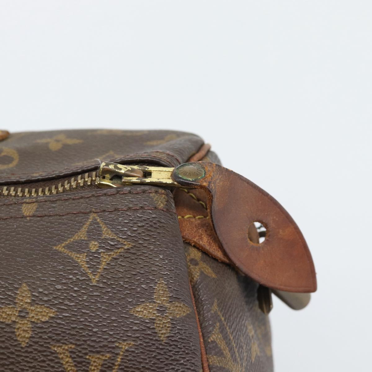 LOUIS VUITTON Monogram Speedy 30 Hand Bag M41526 LV Auth bs36196