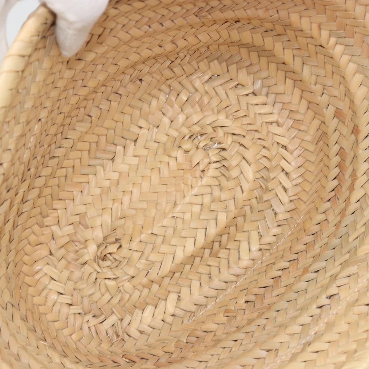 LOEWE Tote Bag Raffia Beige Auth bs36197M