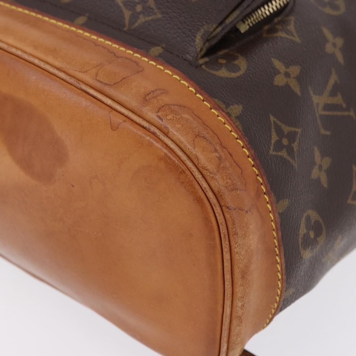 LOUIS VUITTON Monogram Montsouris MM Backpack M51136 LV Auth bs36199