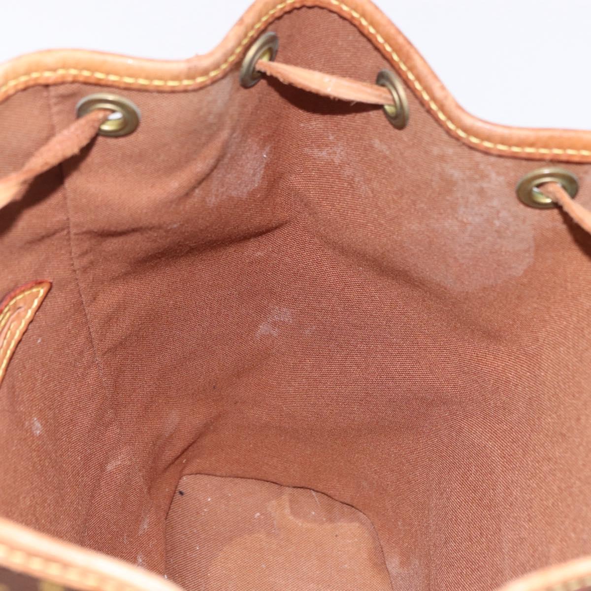 LOUIS VUITTON Monogram Montsouris MM Backpack M51136 LV Auth bs36199