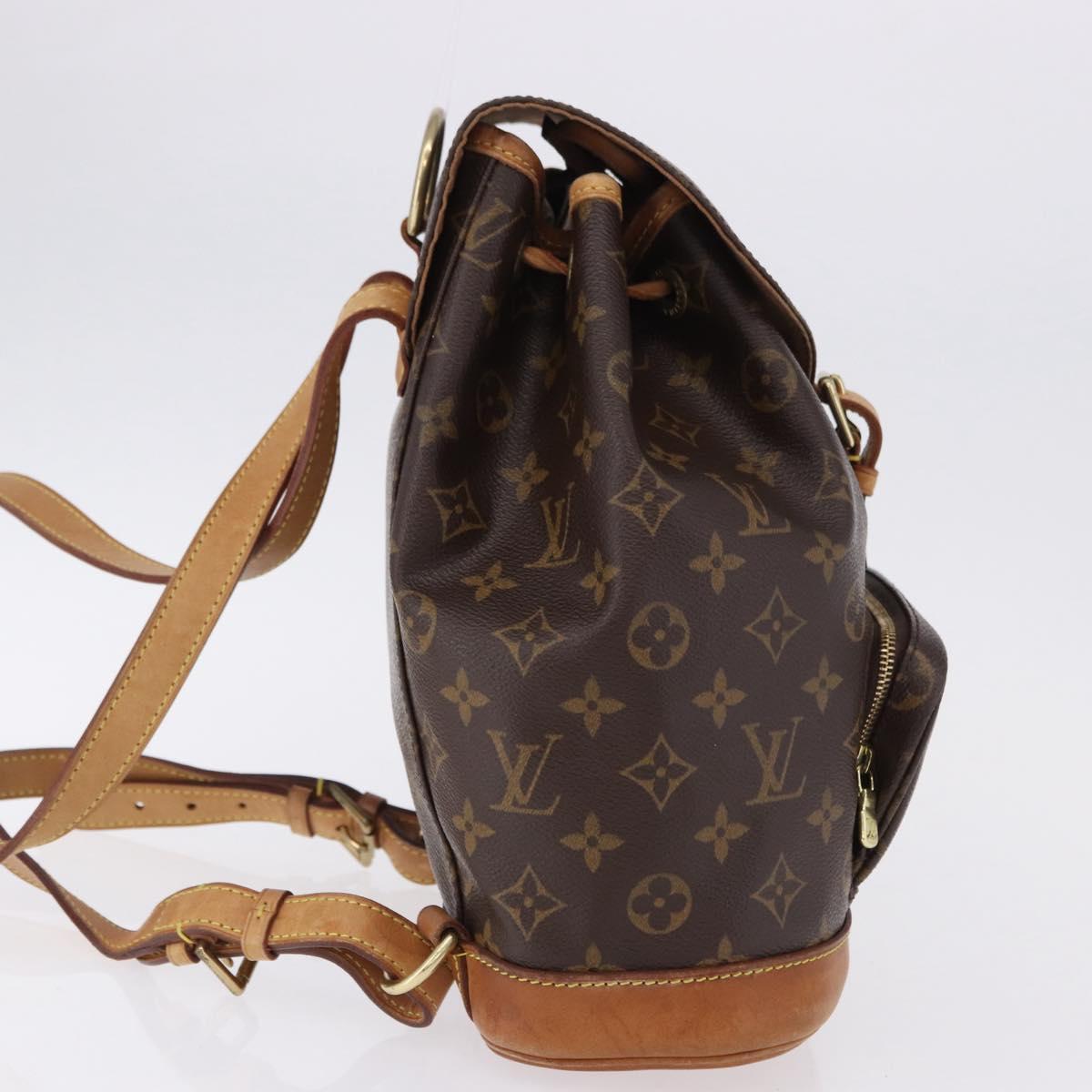 LOUIS VUITTON Monogram Montsouris MM Backpack M51136 LV Auth bs36199