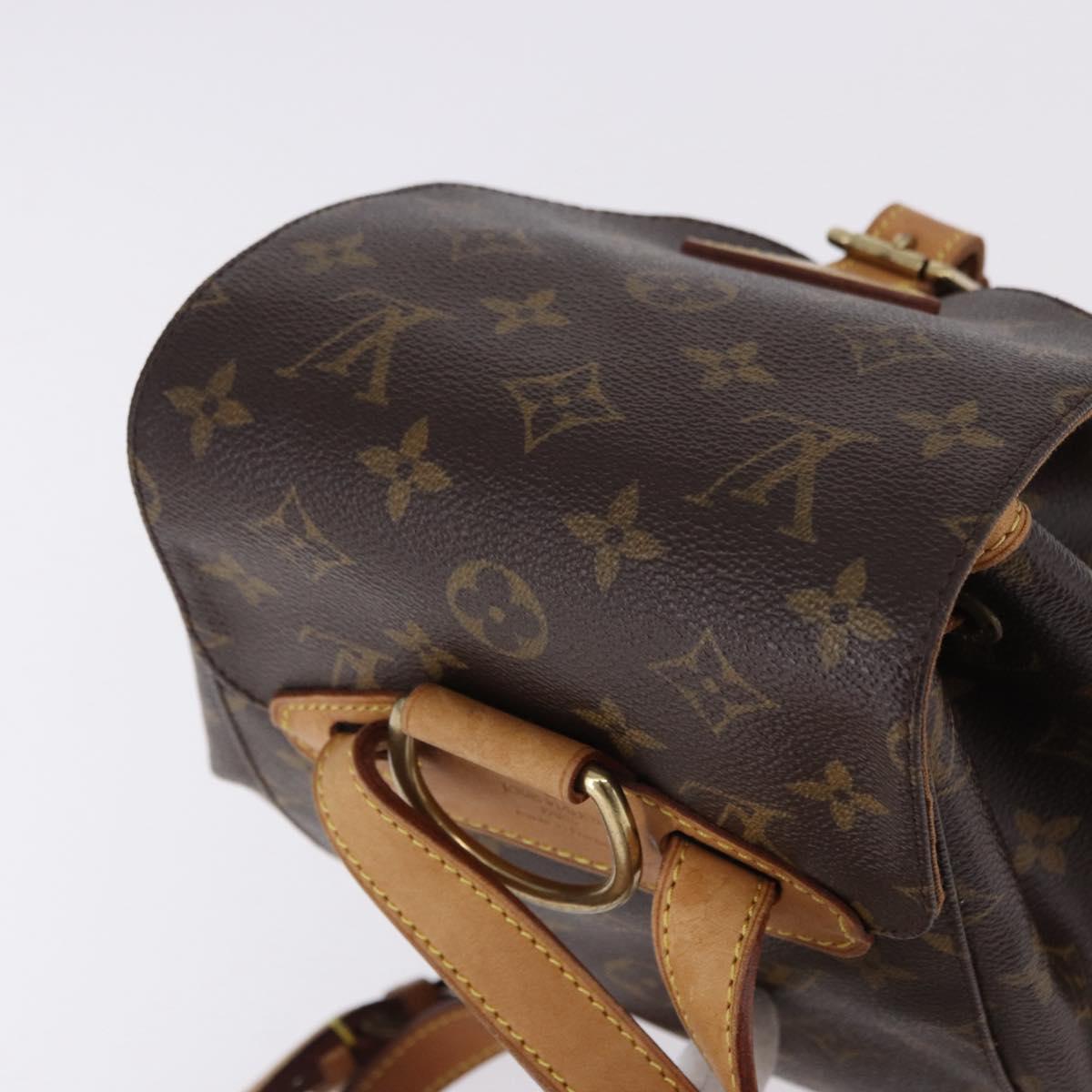 LOUIS VUITTON Monogram Montsouris MM Backpack M51136 LV Auth bs36199
