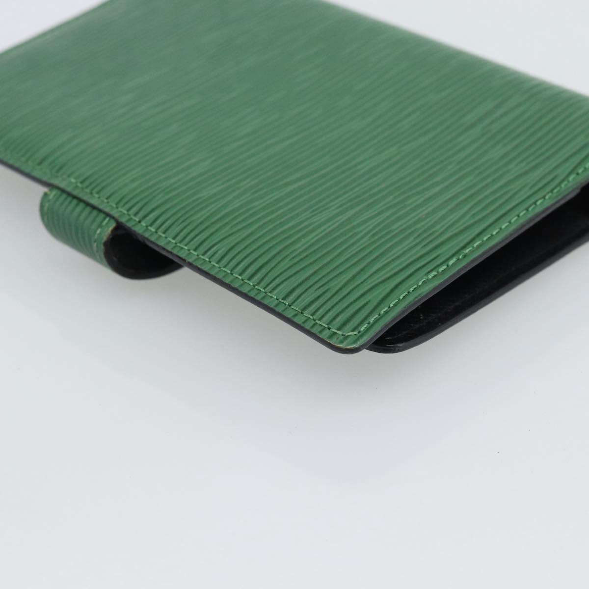 LOUIS VUITTON Epi Agenda PM Day Planner Cover Green R20054 LV Auth bs36203