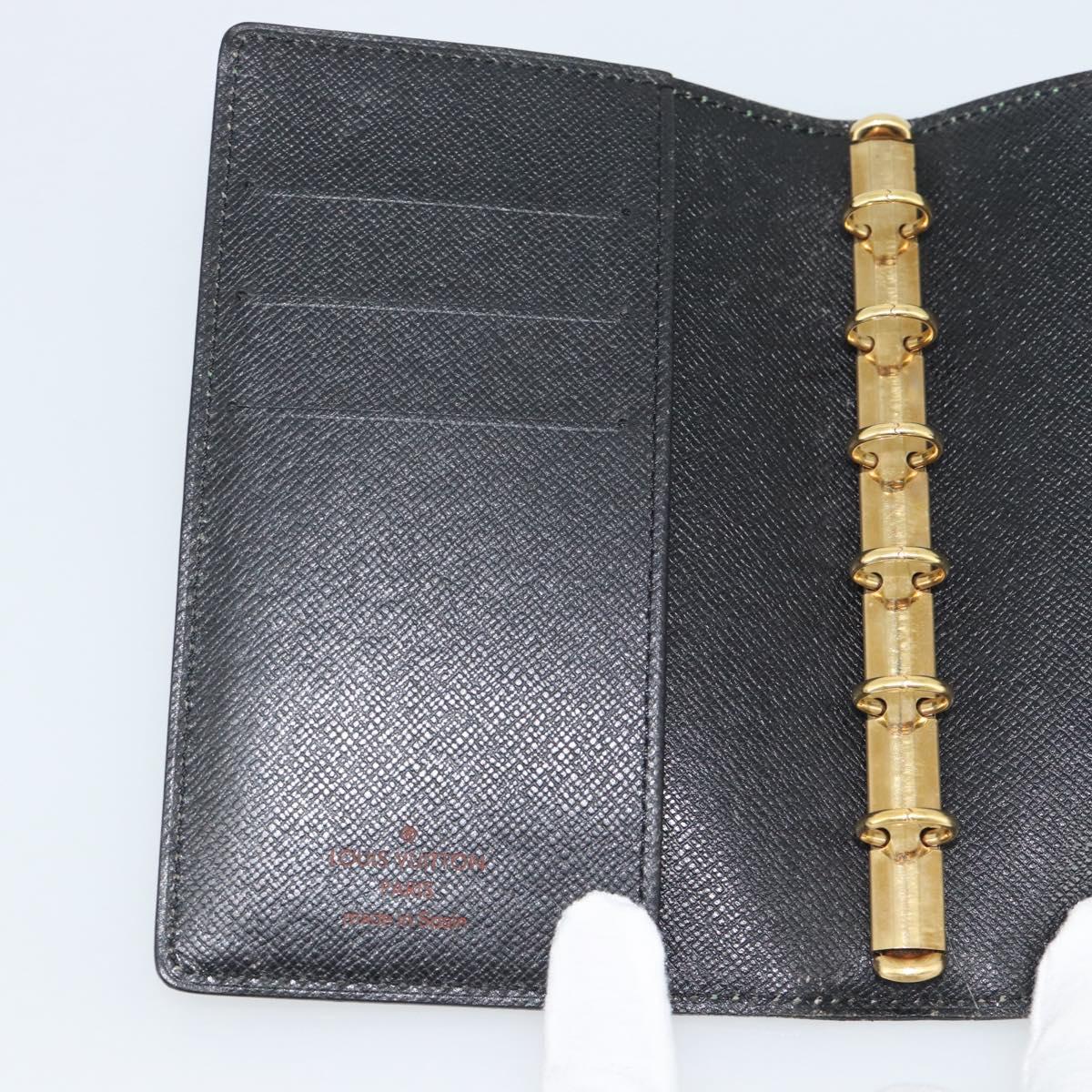 LOUIS VUITTON Epi Agenda PM Day Planner Cover Green R20054 LV Auth bs36203