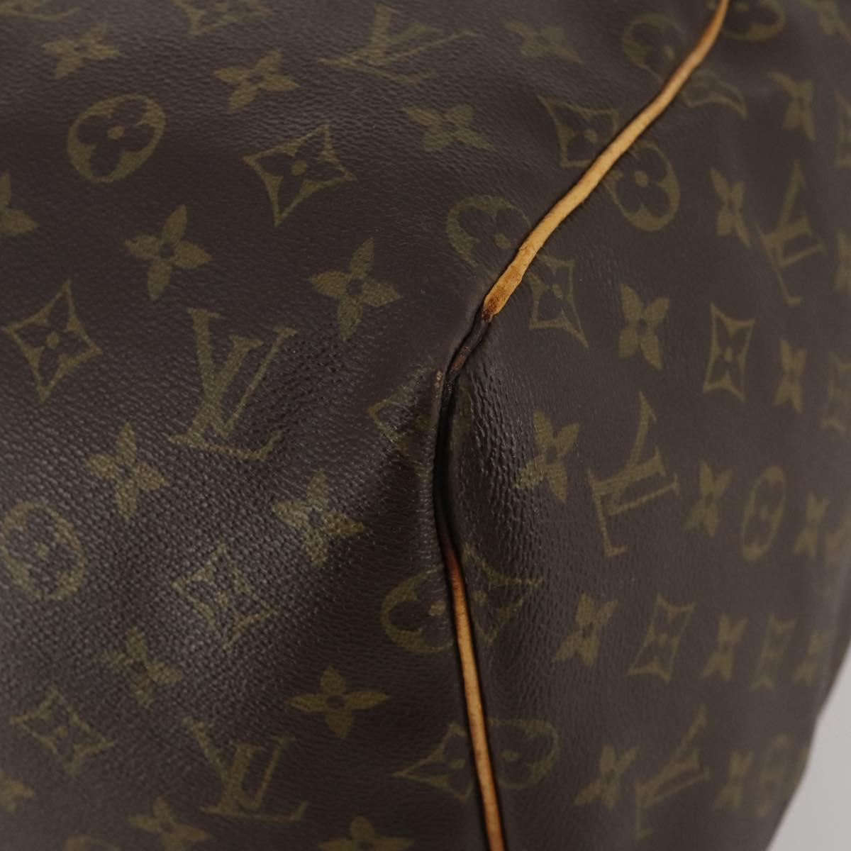 LOUIS VUITTON Monogram Keepall 55 Boston Bag M41424 LV Auth bs36206