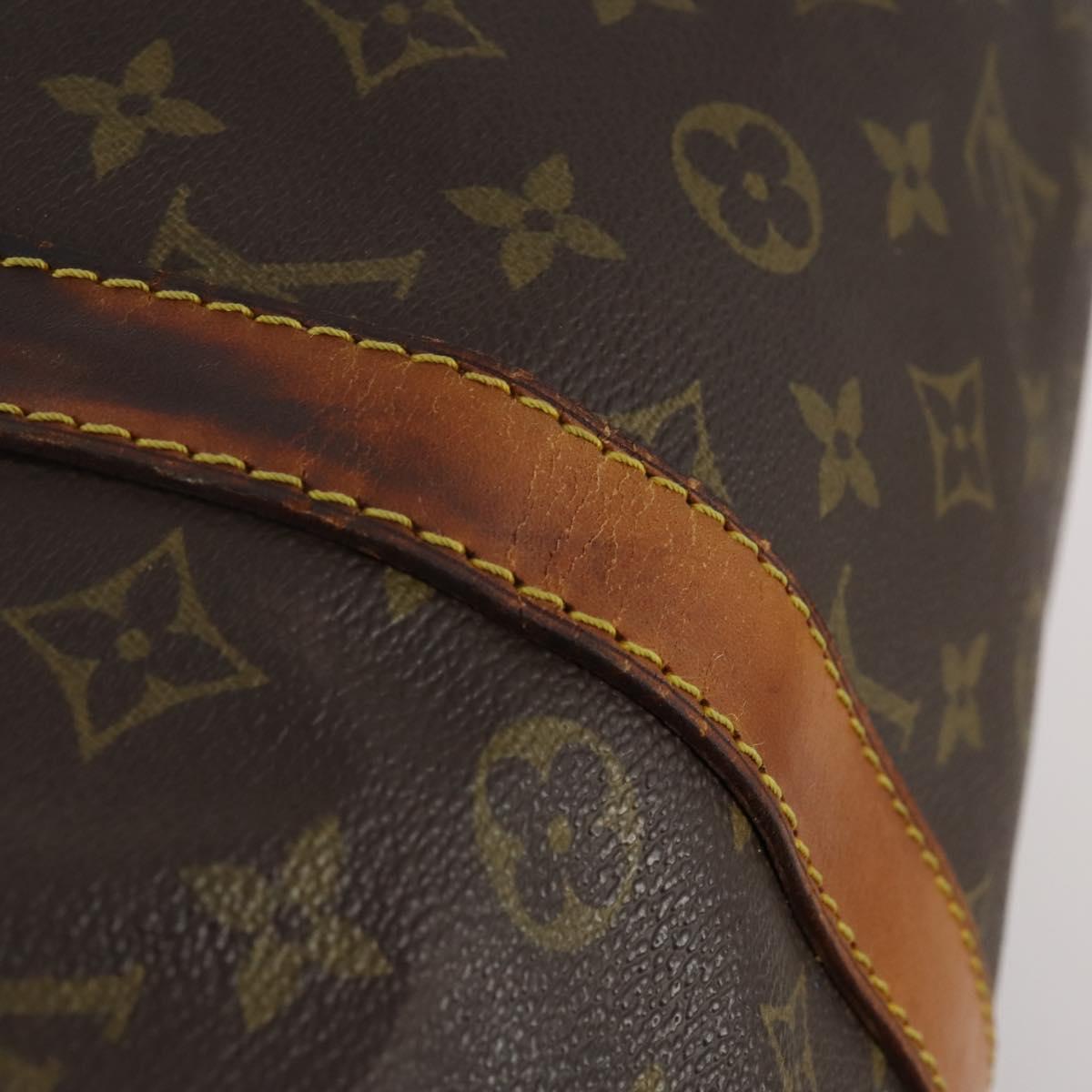 LOUIS VUITTON Monogram Keepall 55 Boston Bag M41424 LV Auth bs36206