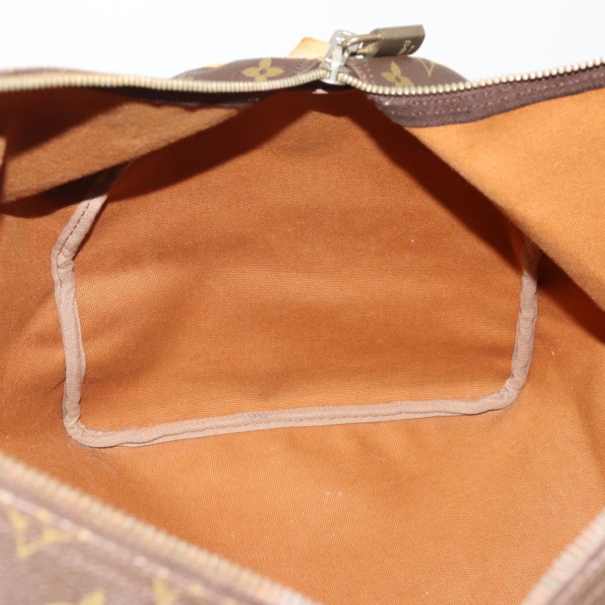 LOUIS VUITTON Monogram Keepall 55 Boston Bag M41424 LV Auth bs36206