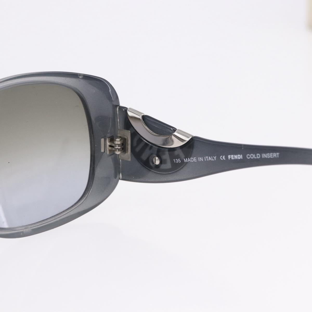 FENDI Sunglasses Plastic Gray Auth bs36208