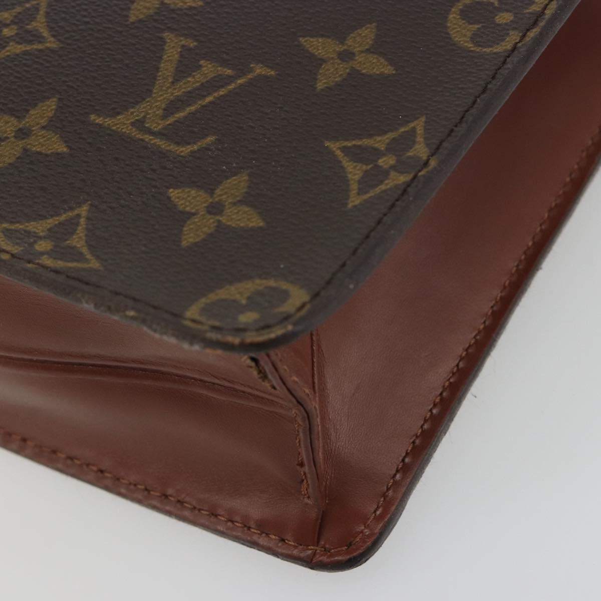 LOUIS VUITTON Monogram Pochette Homme Clutch Bag M51795 LV Auth bs36209