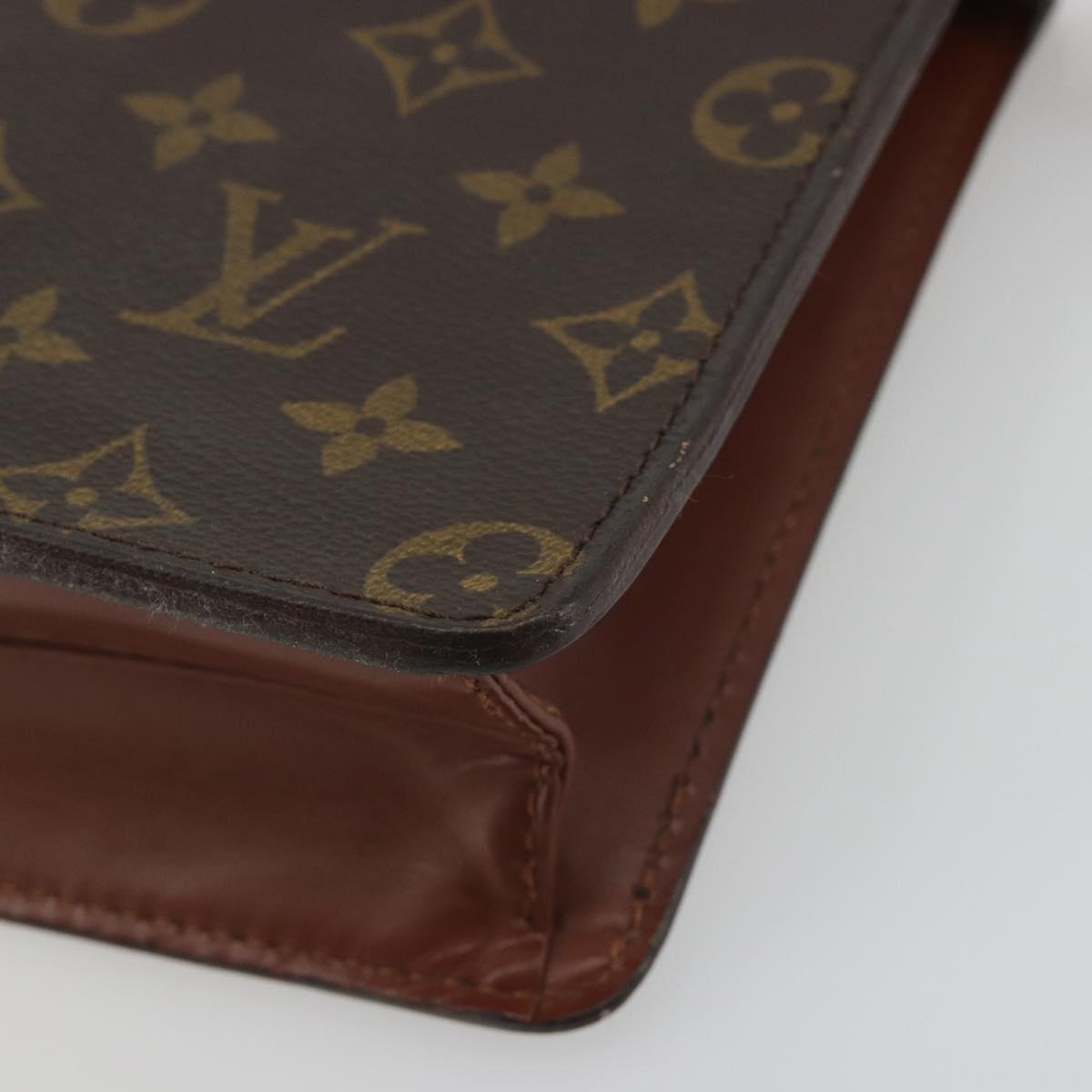 LOUIS VUITTON Monogram Pochette Homme Clutch Bag M51795 LV Auth bs36209