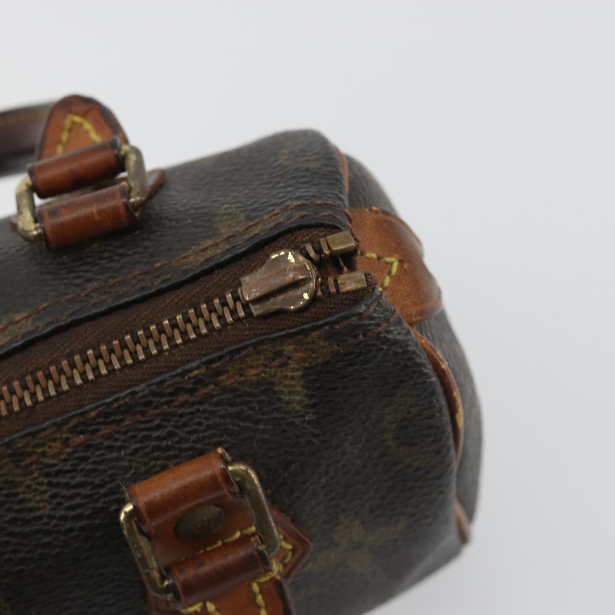 LOUIS VUITTON Monogram Mini Speedy Hand Bag M41534 LV Auth bs36210