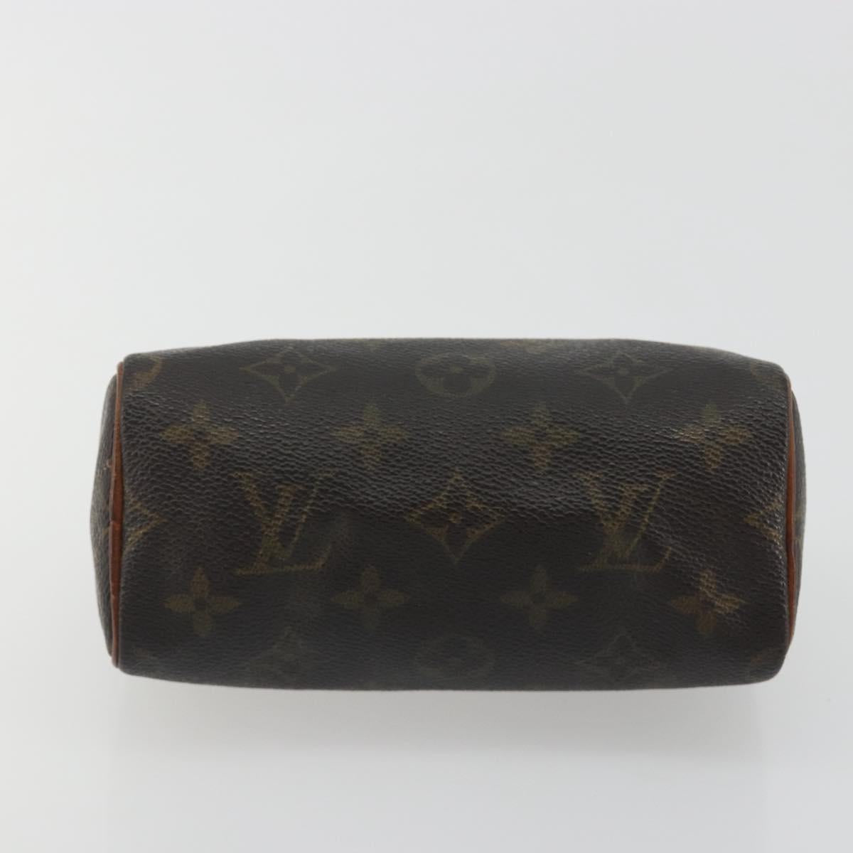 LOUIS VUITTON Monogram Mini Speedy Hand Bag M41534 LV Auth bs36210